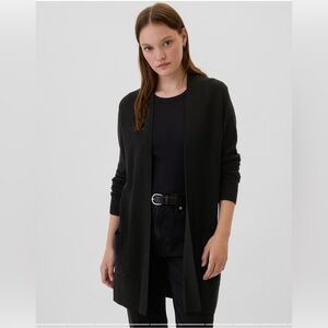 New Gap Long Sleeve Black Cardigan Size Large